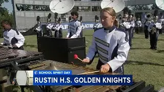 Rustin High School band blends music and art with Van Gogh-inspired show