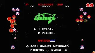 GALAGA: MARIOGA Edition &bull; Full Play-through | (Galaga ROM Hack)
