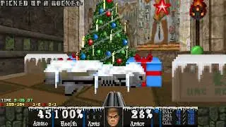 Doom 2 - Snow Wave (Map 10: Choose Y﻿our Own The﻿me!): UV-Max Blind* (Map Author: Ar_e_en)