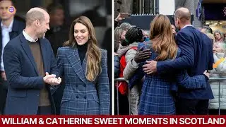 Prince William & Princess Catherine Melt Hearts With SWEET Hand-on-Back Moments in Scotland