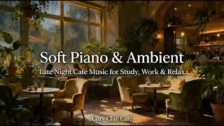 Soft Piano & Ambient ☕ Late Night Caf&eacute; Music for Study, Work & Relax