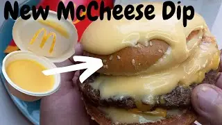 McCheesy Goodness🍔🧀: Taste Testing the New Cheese Dip from McDonald's Germany #tastetest