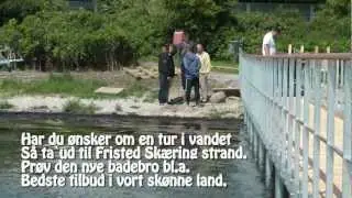 Badebro ved Fristedet Sk&aelig;ring