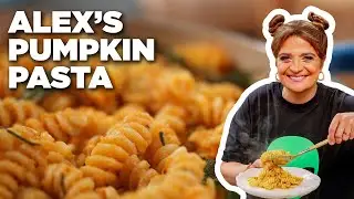 Alex Guarnaschelli's Pumpkin Pasta with Winter Herbs & Parmesan Cheese | The Kitchen | Food Network