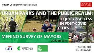 Urban Parks and the Public Realm: Equity and Access in Post-COVID Cities