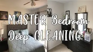 MASTER BEDROOM CLEAN WITH ME 2019 || DEEP CLEANING || SPEED CLEANING