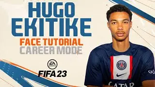 HUGO EKITIKE FACE FIFA 23 Pro Clubs Face Creation LOOKALIKE PSG