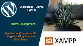 How to create a separate page for blog posts in WordPress