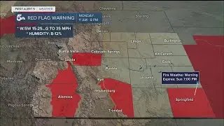 High fire danger Monday, with more records possible
