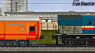 RAIPUR WDG4 COUPLING UTKRISHT COACH | TRAIN SIMULATOR | MSTS |