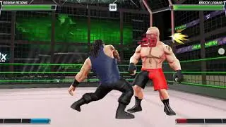 WWE Roman Reigns First match  mayhem game  (Steel Cage)