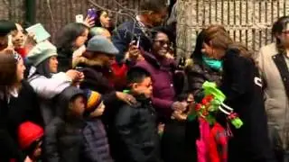 Duchess of Cambridge visits Harlem, NY center for child development