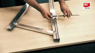 Installation IBC TopFix 200 Delta Support roof connection   Solution for elevated modules