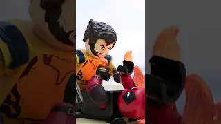 DEADPOOL vs Wolverine in Lego #lfg #deadpool #deadpool3 #wolverine