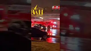 #memphisfiredepartment NEW Truck 17 and Reserve Engine 7 on scene Of Accident #fyp #fire #shorts
