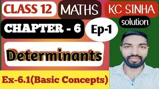 Ep-1|Class-12|Kc Sinha Solution|Ex-6.1(Basic Concepts)|