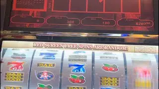 Ruby Night out $18 max bet 🔴VGT  9 liner. #slot  #winstar #casino #choctaw