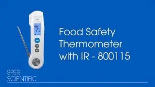 Food Safety Thermometer with IR - 800115 Demo Video