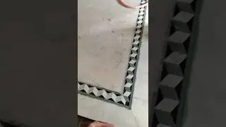 3d marble border design | borfi design #shorts #shortvideo