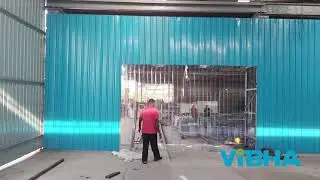 PVC Strip Curtain Installations by Vibha Systems - Call for Quote +91 8778727437