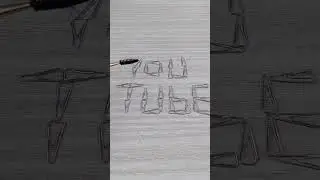 Reverse writing with paper clips #reverse #reversevideos #shorts
