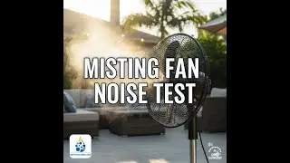Misting Fan Noise Level Test: Low vs. Medium vs. High Speed