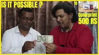 Can You Really Print a 500 Rs Note With Color Printer