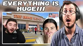 Italian Reacts To Brits Visit Home Depot for the first time