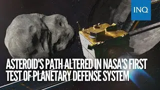 Asteroid's path altered in NASA's first test of planetary defense system
