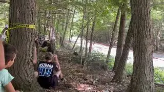Ken Block At Concord Pond Jump at New England Forest Rally