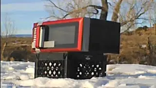 Is Our Microwave As Tough As Banana's Sandbox