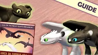 How to Get Adult Night Lights? - Dart, Pouncer & Ruffrunner - School of Dragons