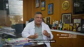 Dr Abhijit Sarma, Medical Superintendent GMCH on 10BedICU Project