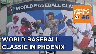 World Baseball Classic attracts people from all over the world to Phoenix.