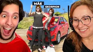 JOGANDO GTA RP COM A MINHA MAE!!