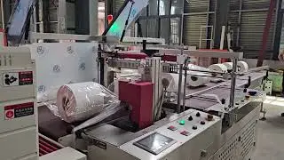 Maxi roll shrining machine