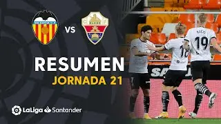 Resumen de Valencia CF vs Elche CF (1-0)