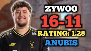 ZYWOO (16-11) RT: 1.28 | EU FACEIT (ANUBIS) CS2 POV