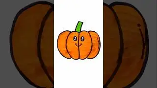 how to draw a pumpkin for kids step by step #pumkin #pumpkindrawing #usa #usakids #australia #canada