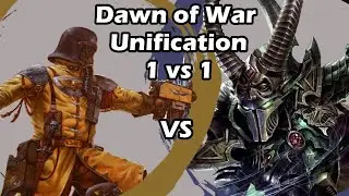 Dawn of War Unification: 1 на 1 Стальной Легион (Хантингтон) против Тёмных Эльдар (Вракс)