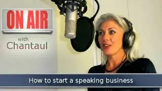 How to start a speaking business