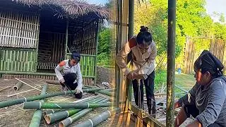 Building a Dream Bamboo House: 17-Year-Old Mom and Grandmother’s Forest DIY