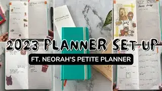 How to set up 2023 Planner ft. Neorah's Petite Planner 2023 (dated) | Indian Planner set up 2023