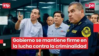 Presidente José Jerí lidera supervisión en la central de videovigilancia de la Policía Nacional