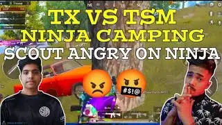 Scout Angry on Ninja 😡 | Ninja Camping | Tx vs TSM