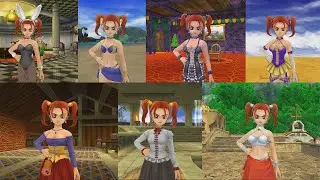 Dragon Quest 8: All Jessica Outfits