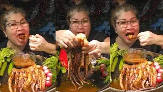 วันนี้พาทุกคนมากินหนวดปลาหมึกยักคะอร่อยสุดๆ