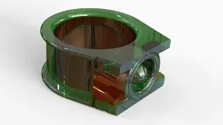 「DESIGN 216」 How to model Green Lantern Ring | Solidworks tutorial