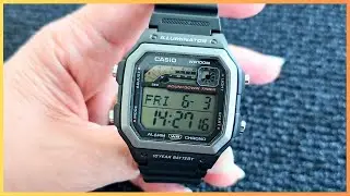 $27 Casio WS1600H Review - 10 Year Battery