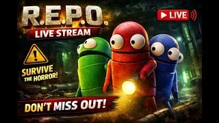 R.E.P.O Live Stream 🔴 | Scary Horror Game in Hindi